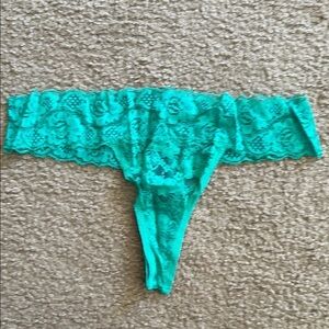 NWT Yandy Lace Thong in Green 🌙